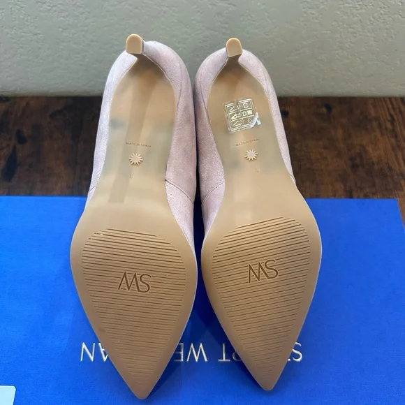 Stuart Weitzman Wren 75 Suede Bootie - Picture 3 of 15